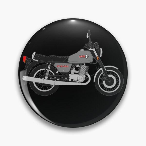 Item preview, MZ ETZ 250 motorbike two stroke gray color designed and sold by EdimDesign.