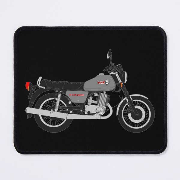 Item preview, MZ ETZ 250 motorbike two stroke gray color designed and sold by EdimDesign.