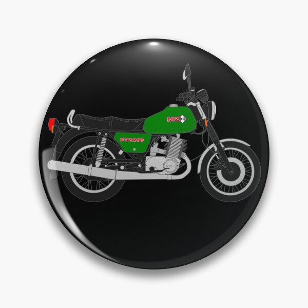 Item preview, MZ ETZ 250 motorbike two stroke green color designed and sold by EdimDesign.