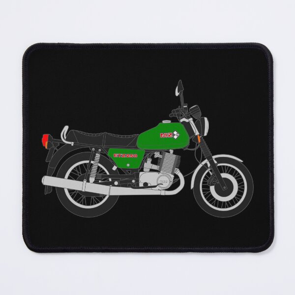 Item preview, MZ ETZ 250 motorbike two stroke green color designed and sold by EdimDesign.