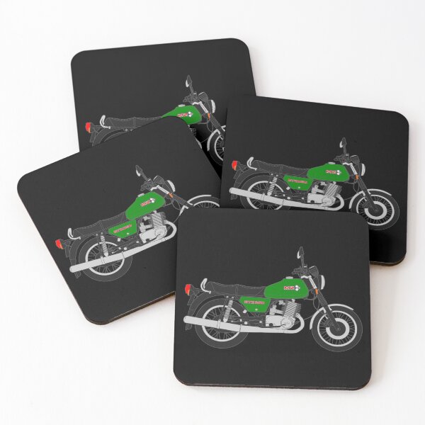 Item preview, MZ ETZ 250 motorbike two stroke green color designed and sold by EdimDesign.