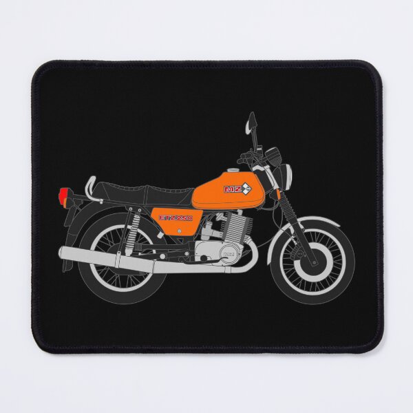 Item preview, MZ ETZ 250 motorbike two stroke orange color designed and sold by EdimDesign.