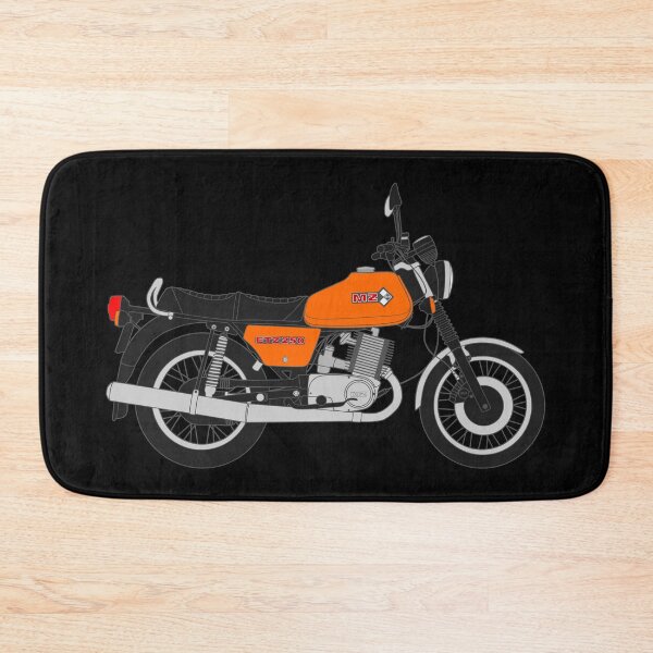 Item preview, MZ ETZ 250 motorbike two stroke orange color designed and sold by EdimDesign.
