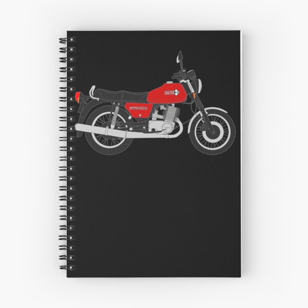 Item preview, MZ ETZ 250 motorbike two stroke red color designed and sold by EdimDesign.