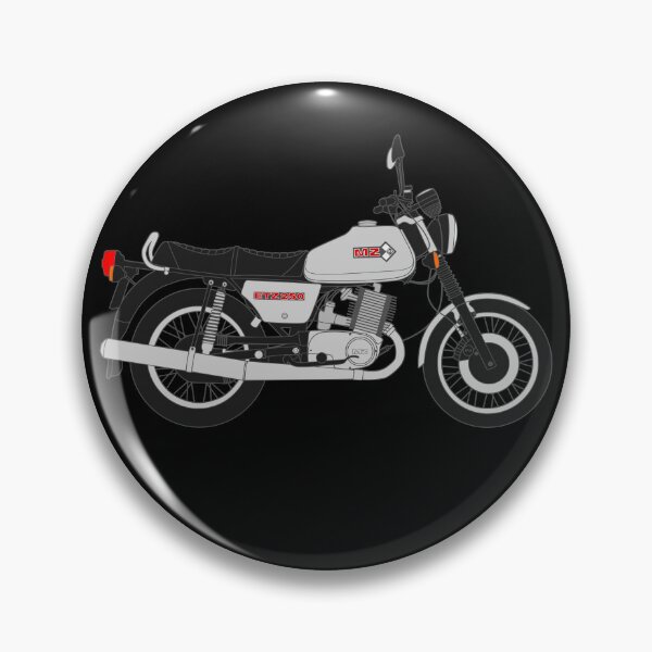 Item preview, MZ ETZ 250 motorbike two stroke silver color designed and sold by EdimDesign.