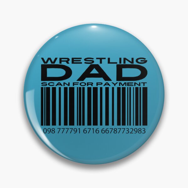 Item preview, Wrestling Dad Scan For Payment | Wrestling Parents | Competition Wrestling | Wrestling Dad | Barcode (White Lettering Available) designed and sold by Wavecrest Wearables.