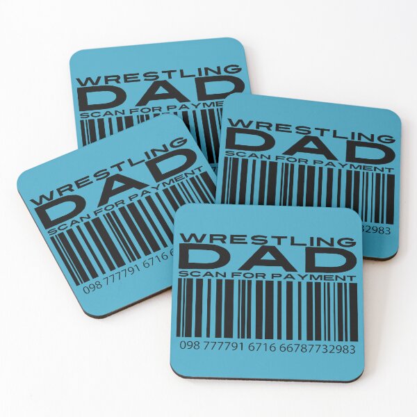 Item preview, Wrestling Dad Scan For Payment | Wrestling Parents | Competition Wrestling | Wrestling Dad | Barcode (White Lettering Available) designed and sold by Wavecrest Wearables.