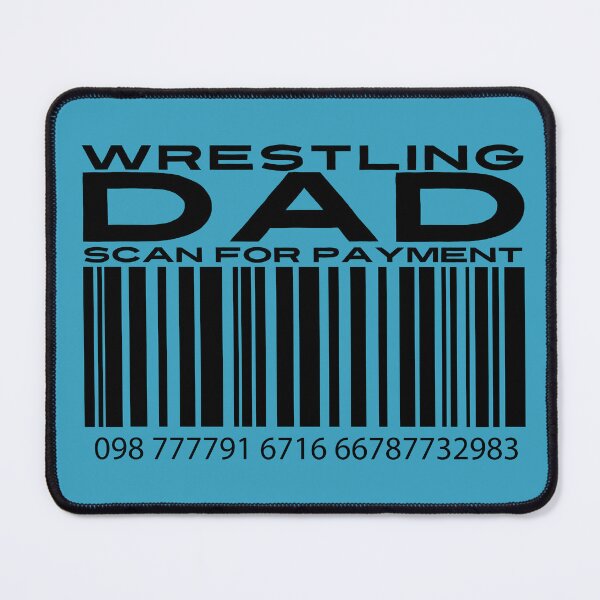 Item preview, Wrestling Dad Scan For Payment | Wrestling Parents | Competition Wrestling | Wrestling Dad | Barcode (White Lettering Available) designed and sold by Wavecrest Wearables.
