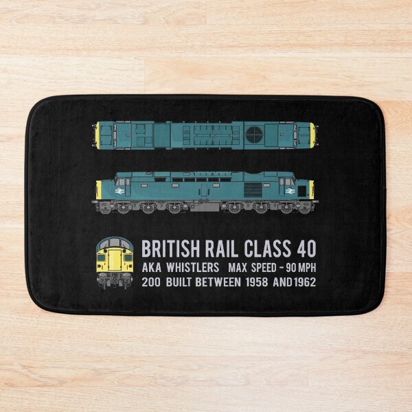 Item preview, British Rail Class 40 Whistler Locomotive Diagrams Gift designed and sold by Maljonic.