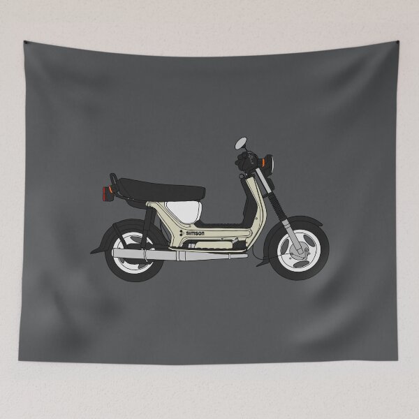 Item preview, Simson SR50 scooter beige color designed and sold by EdimDesign.