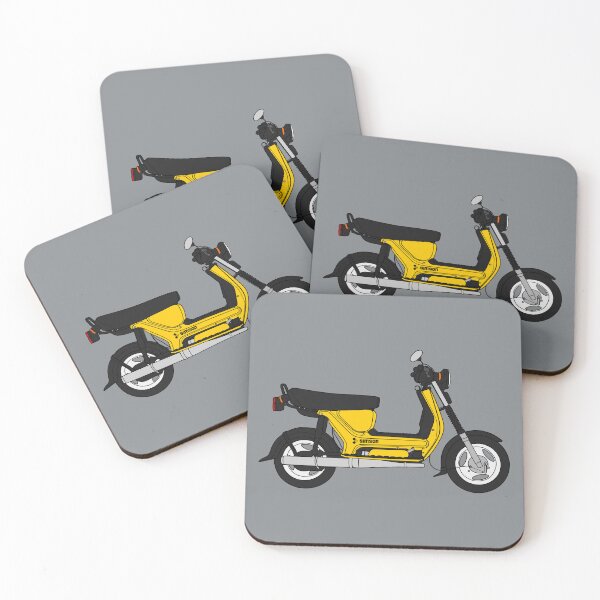 Item preview, Simson SR50 scooter yellow color designed and sold by EdimDesign.