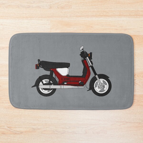 Item preview, Simson SR50 scooter wine red color designed and sold by EdimDesign.