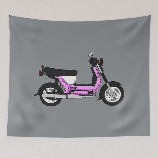 Item preview, Simson SR50 scooter pink color designed and sold by EdimDesign.
