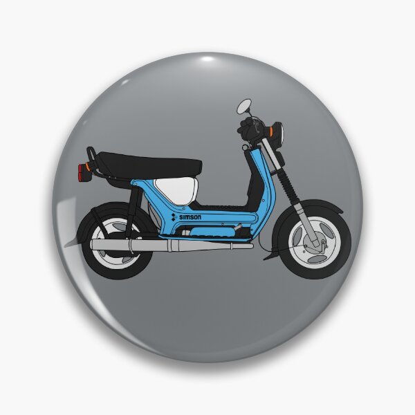 Item preview, Simson SR50 scooter blue color designed and sold by EdimDesign.
