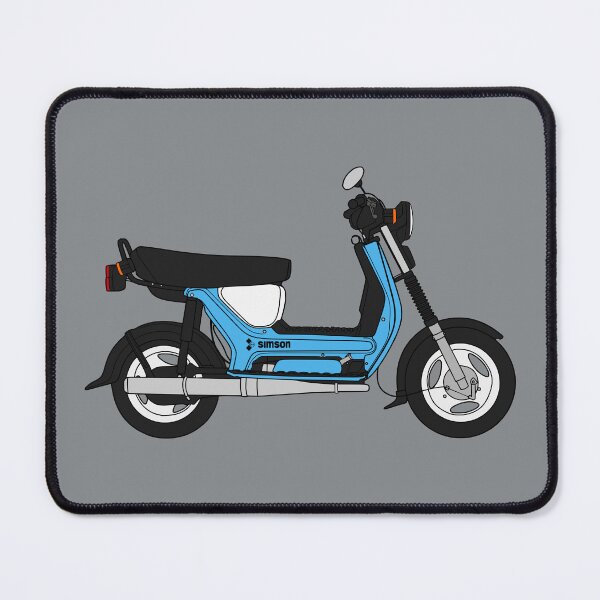 Item preview, Simson SR50 scooter blue color designed and sold by EdimDesign.