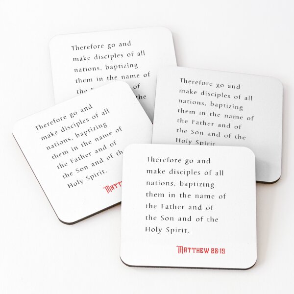 Item preview, Bible Verse Go Forth Matthew 28:19 designed and sold by VerseforWear.