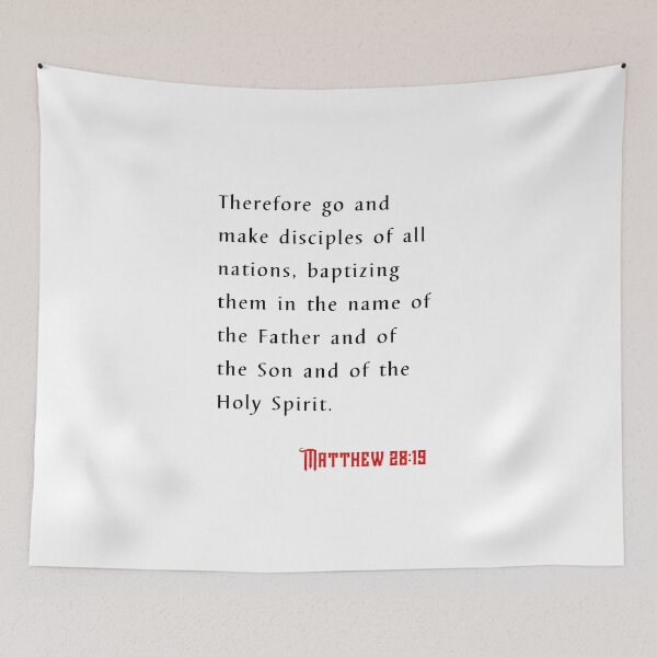 Item preview, Bible Verse Go Forth Matthew 28:19 designed and sold by VerseforWear.