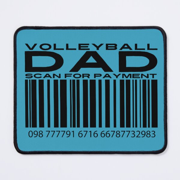 Item preview, Volleyball Dad Scan For Payment | Volleyball Parents | Competition Volleyball | Volleyball Dad | Barcode (White Lettering Available) designed and sold by Wavecrest Wearables.