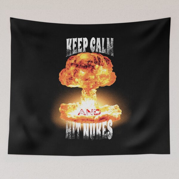 Item preview, Keep Calm And Hit Nukes designed and sold by adamtepl.