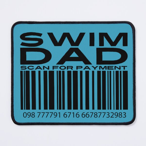 Item preview, Swim Dad Scan For Payment | Swim Parents | Swim Meet | Swim Dad | Barcode (White Lettering Available) designed and sold by Wavecrest Wearables.