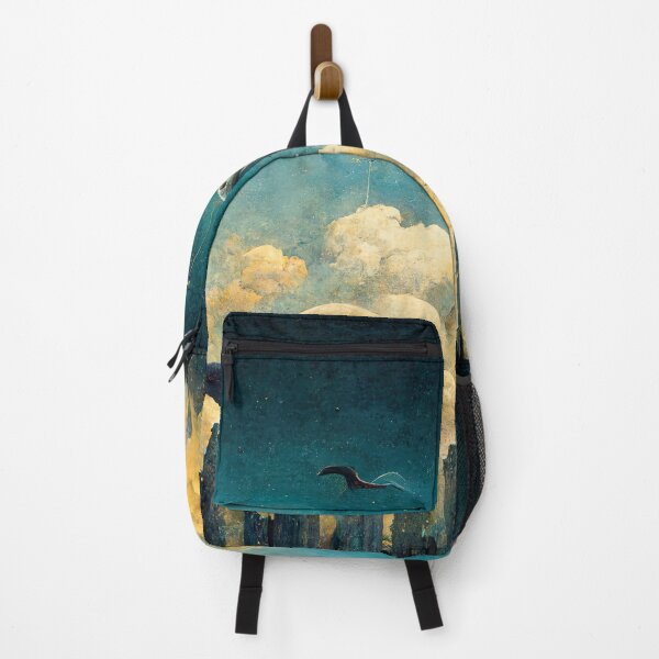 Item preview, Surreal city skyline with a creatures emerging from the sky designed and sold by Michael Bollin.