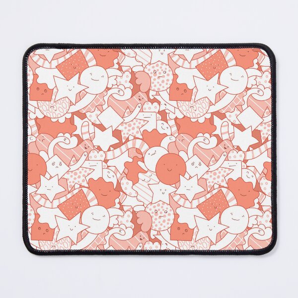 Item preview, funny shapes characters pink designed and sold by Capictures.