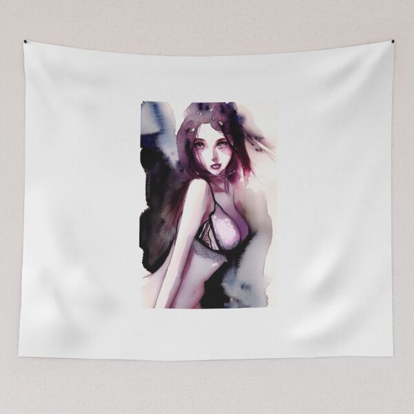 Item preview, Anime Beauty Baroque Goth Fantasy Lingerie Original Sexy Erotic Ecchi  Pinup Female Model Pose Babe Hentai Bikini Latex Lace Suit  designed and sold by Hot-as-hell.