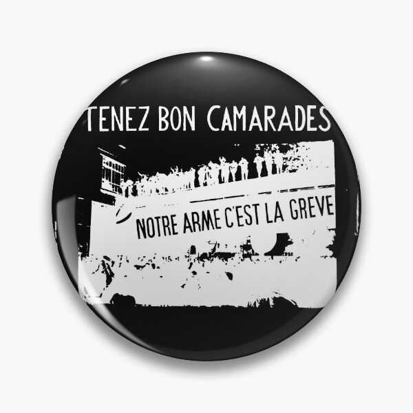 Item preview, Mai 68 Poster - HOLD ON COMRADES, OUR WEAPON IS THE STRIKE designed and sold by NEVERBOW.