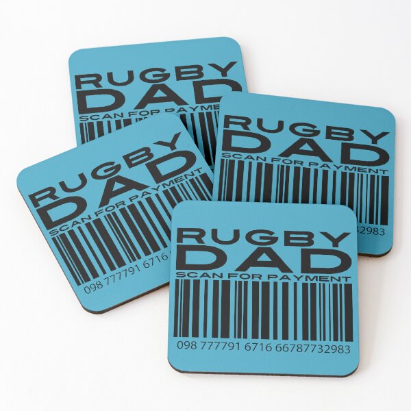 Item preview, Rugby Dad Scan For Payment | Rugby Dad | Rugby rules | Rugger | Ruck (White Lettering Available) designed and sold by Wavecrest Wearables.