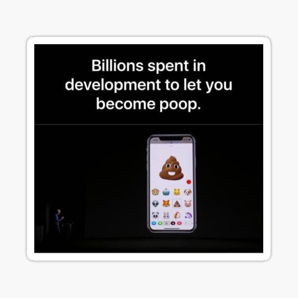 iPhone X sticker Sticker