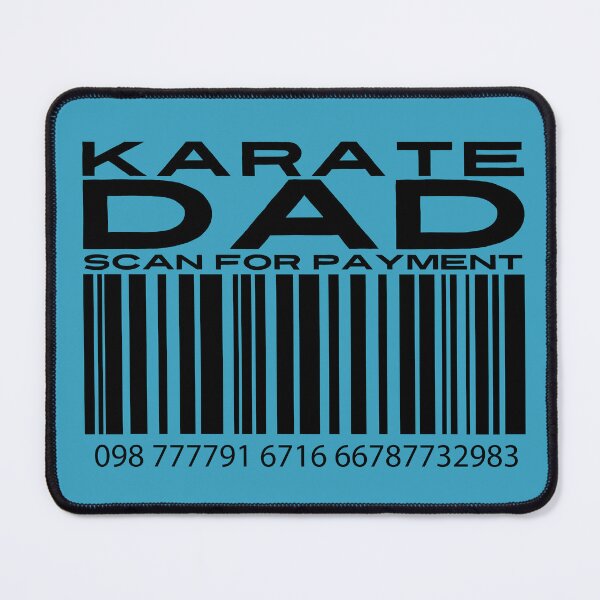 Item preview, Karate Dad Scan For Payment | Karate Dad | Karateka (White Lettering Available) designed and sold by Wavecrest Wearables.