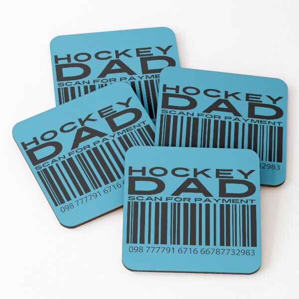 Item preview, Hockey Dad Scan For Payment | Dad Hockey | Hockey with Daddy (White Lettering Available) designed and sold by Wavecrest Wearables.