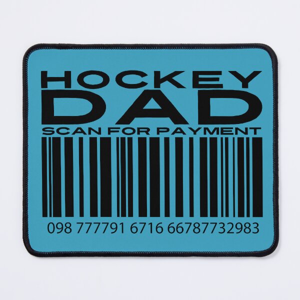 Item preview, Hockey Dad Scan For Payment | Dad Hockey | Hockey with Daddy (White Lettering Available) designed and sold by Wavecrest Wearables.
