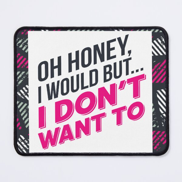 Item preview, Karen Walker: I Would but I Dont Want To - Geometric designed and sold by catalystdesign.