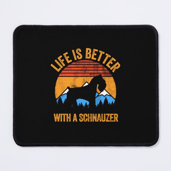 Item preview, Life Is Better With A Schnauzer Vintage Distressed Dog Gift designed and sold by Guarddogdrive.