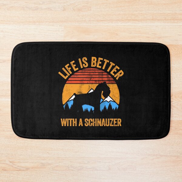 Item preview, Life Is Better With A Schnauzer Vintage Distressed Dog Gift  designed and sold by Guarddogdrive.