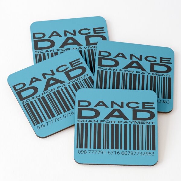 Item preview, Dance Dad Scan For Payment | Dance Daddy | Dance Barcode (White Lettering Available) designed and sold by Wavecrest Wearables.