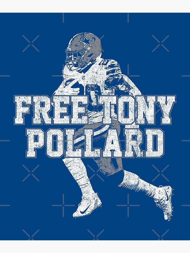 Tony Pollard Football Paper Poster Cowboys - Tony Pollard - Magnet