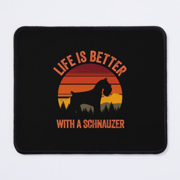 Item preview, Life Is Better With A Schnauzer Vintage Sunset Dog Gift  designed and sold by Guarddogdrive.