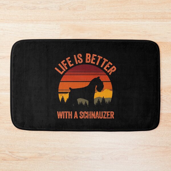 Item preview, Life Is Better With A Schnauzer Vintage Sunset Dog Gift  designed and sold by Guarddogdrive.