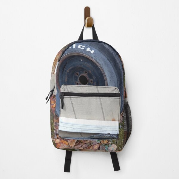 Item preview, Country Living: Old Tires and Rusted Tool Box in the Leaves designed and sold by TaraTs.