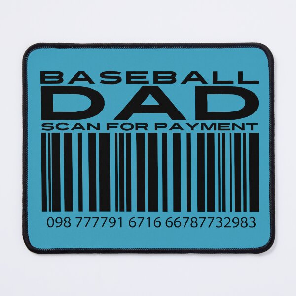 Item preview, Baseball Dad Scan For Payment | Baseball Daddy | Baseball Parent (White Lettering Available) designed and sold by Wavecrest Wearables.