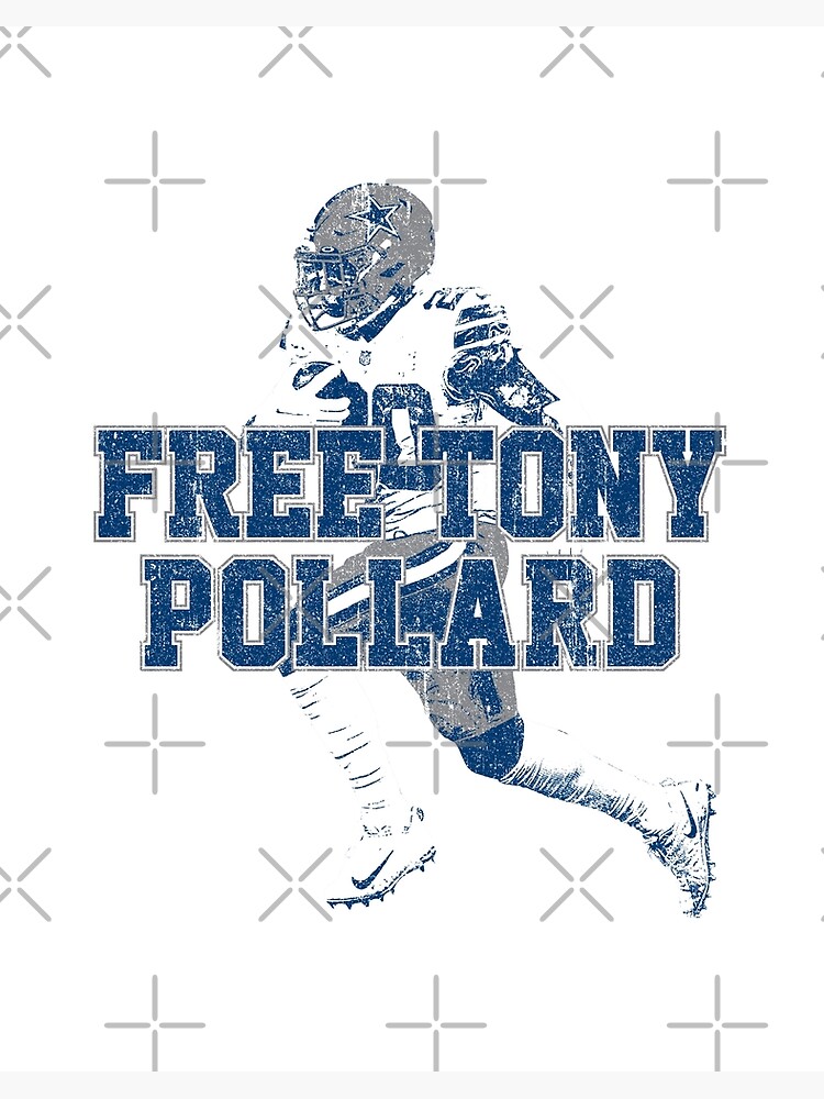 Dallas Cowboys Lithograph print of Tony Pollard 2021 11 x 14