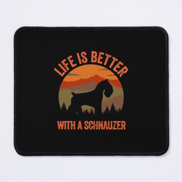 Item preview, Life Is Better With A Schnauzer Vintage Country Dog Gift designed and sold by Guarddogdrive.