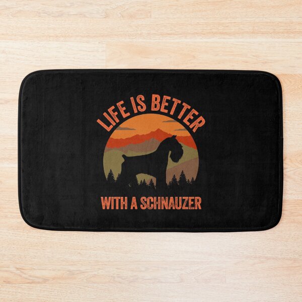 Item preview, Life Is Better With A Schnauzer Vintage Country Dog Gift  designed and sold by Guarddogdrive.