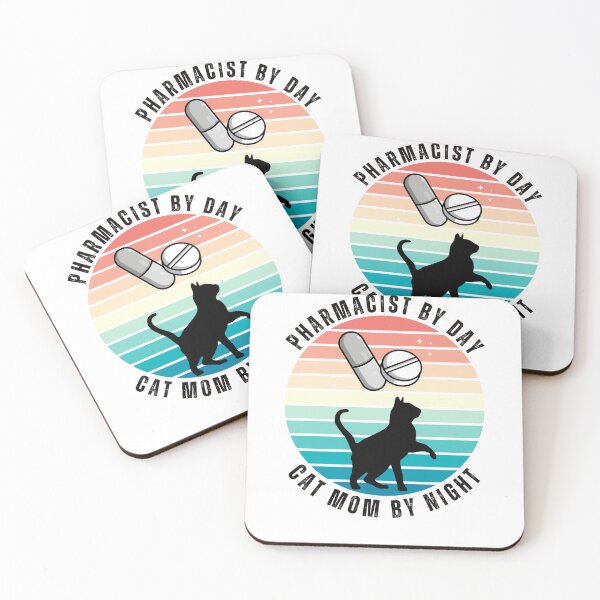 Item preview, Pharmacist by Day Cat Mom by Night  designed and sold by ArtDeziGn.