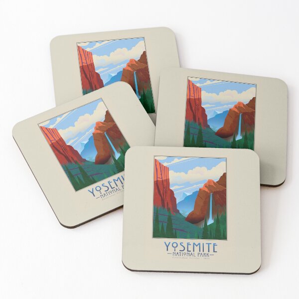 Item preview, Yosemite National Park Illustration designed and sold by WallGarden.