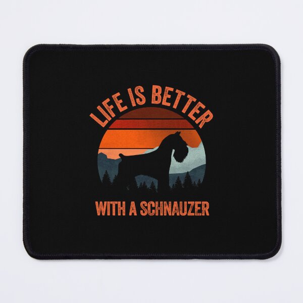 Item preview, Life Is Better With A Schnauzer Vintage Dog Gift  designed and sold by Guarddogdrive.