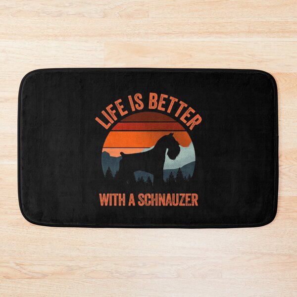 Item preview, Life Is Better With A Schnauzer Vintage Dog Gift  designed and sold by Guarddogdrive.