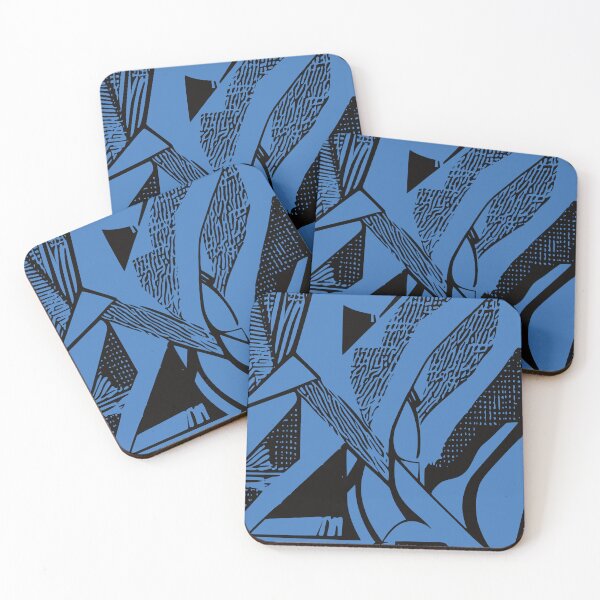 Item preview, The Flag, Geometric Design, In Blue designed and sold by I-Desire.